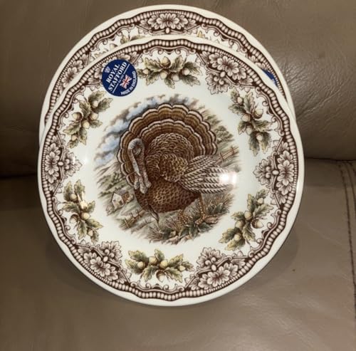 Royal Stafford Turkey Salad Plates - Set of 4