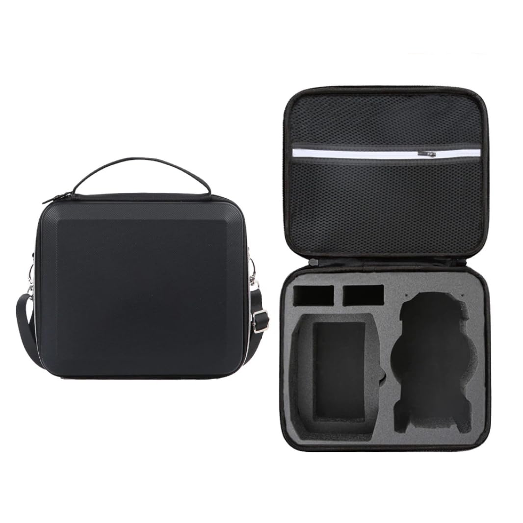 Bolsa de almacenamiento de Viaje para DJI Lito X1/Lito1 Dron Estuche de transporte de Carcasa Dura de PU a prueba de Polvo e Impermeable Caja Protectora Portátil Accesorios para Drones (Black)