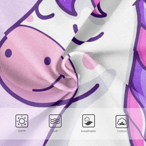 Cute Unicorn Purple Girls Underwear Toddler 2t Cotton Cute Panties Girl Animals Undies Kids Briefs3