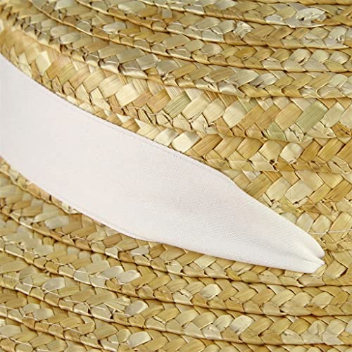 Chapeau d'été grand bord pour femme chapeau de plage vintage de soleil - 7