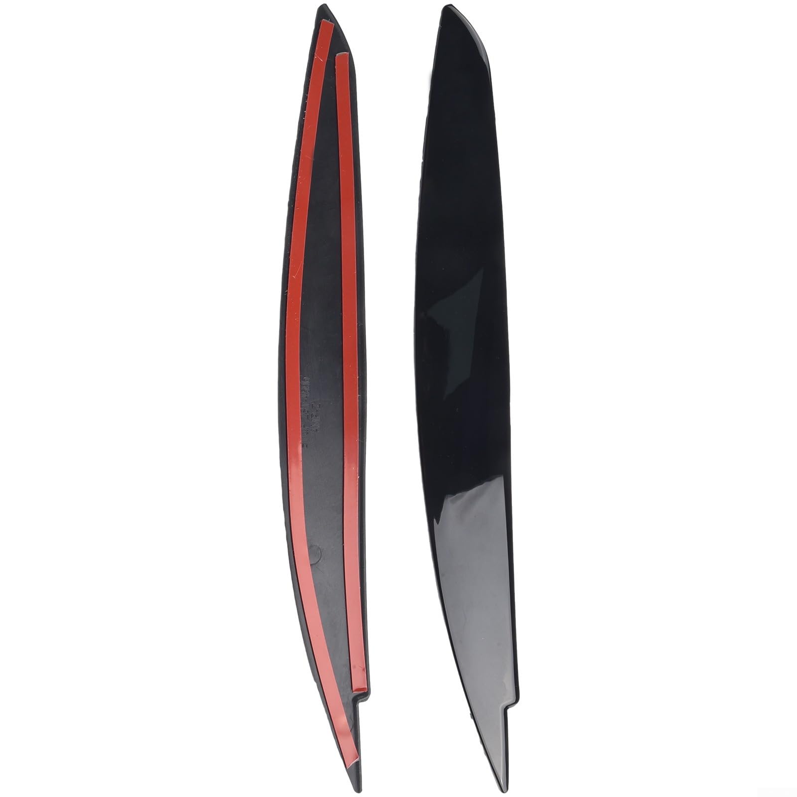2 piezas Cejas para BMW Serie 1 E87 E88 E81 E82 2008-2013 faro delantero cejas párpado cubierta cubierta cubierta adhesivo coche accesorios pestañas negro