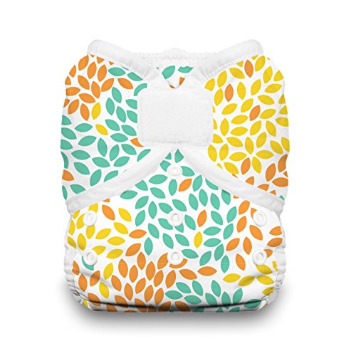 Thirsties Duo Wrap Cloth Diaper Cover, Hook and Loop Closure, Fallen Leaves Size Two (18-40 lbs)