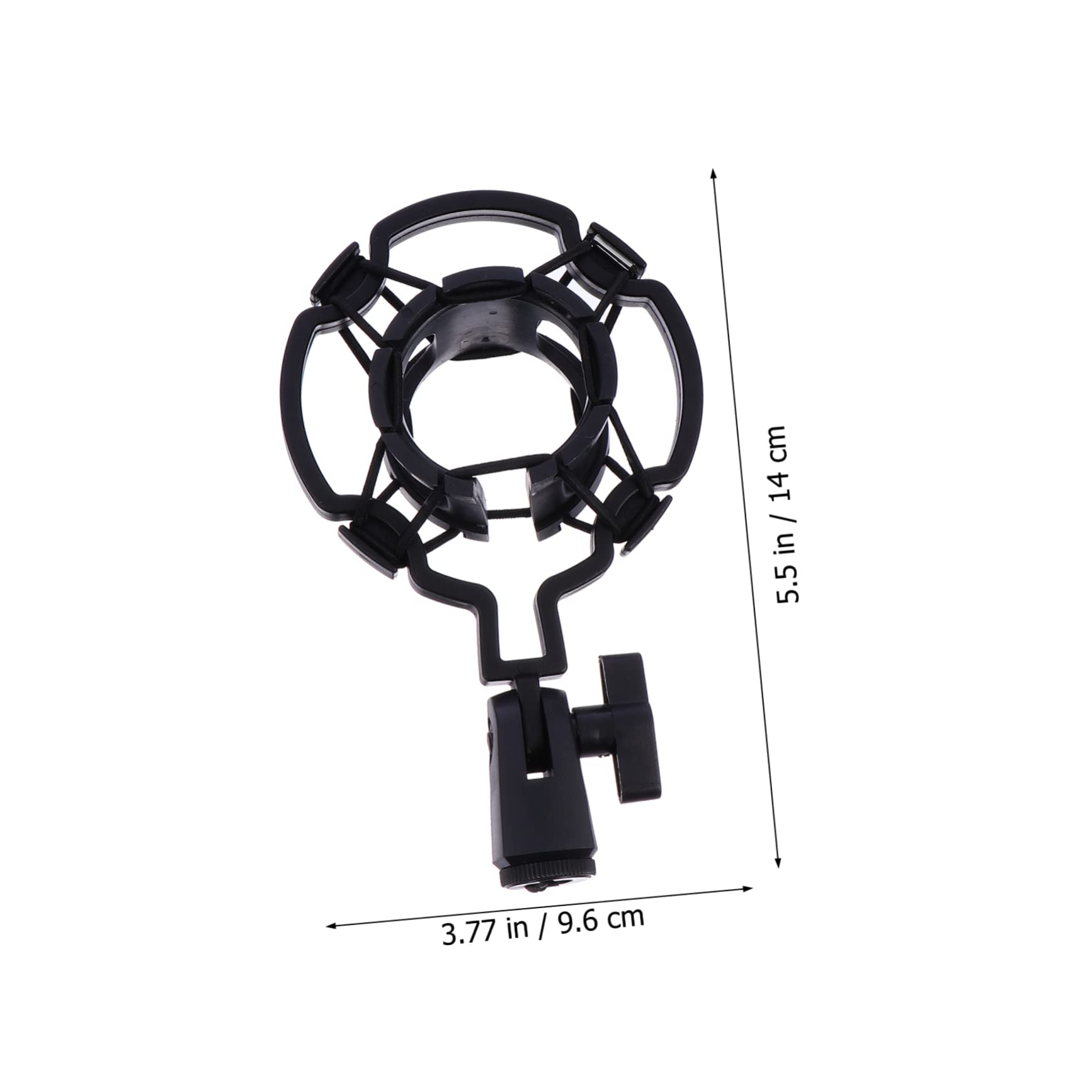 ERINGOGO Shockmount for Condenser Microphone Suspension Holder for Mic Storage Isolates Vibration Noise for Broadcasting and Recording