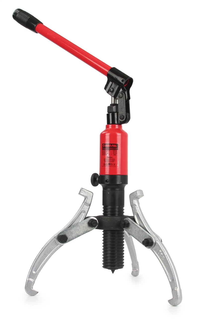 IMJ-Global Estrattore Idraulico da 5 Tonnellate | Distanza 50-200 mm | Lunghezza Filetto 140 mm | con Valvola di Sicurezza | per Cuscinetti Ingranaggi