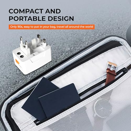 Image of Elleys' Universal Travel Adapter International All in one Worldwide Universal Adapter 13amp 100-240 Voltage Travel Charger Suitable 200+ Countries UK, Europe, UA, Australia, China, Japan 6pcs