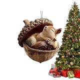 Navideños de Bellota Animal Decoración de Charm Acrílico 2D
