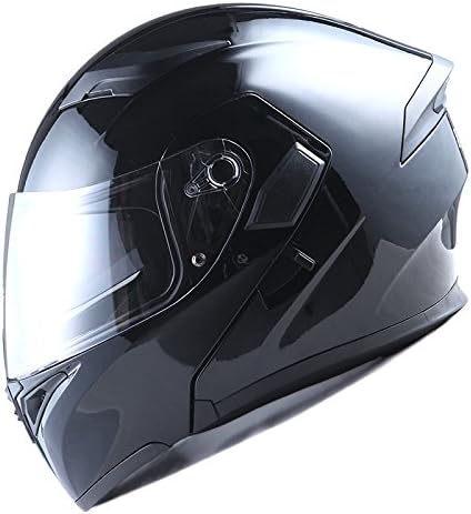 Miniatura 5 de 1Storm Casco modular de cara completa para motocicleta con doble visera abatible, protector solar HB89