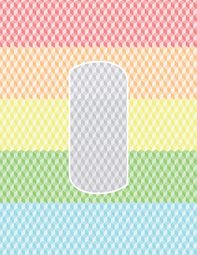 Rainbow Checkered Notebook with a Colorful Letter Character I: Checkered Sketchbook Journal Exercise Book for a Girl Diary Schedule Scratchpad to ... I Pastel Colors (120 Pages 8.5 x 11)