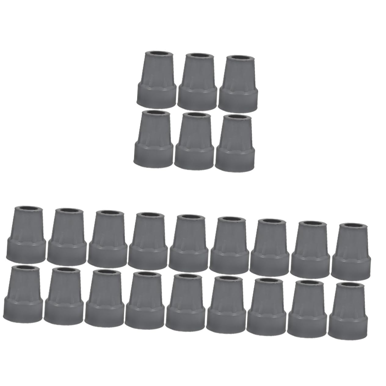 4sets Crutches Chair Foot Pads Foot Mask Socks Chair Stoppers Standing Cane Tip Crutch Feet Cap Hiking Pole Tips Rubber Cane Tips Cane Tips Anti Slip Rubber Walking Cane Tip 6pcs*4 FRCOLOR