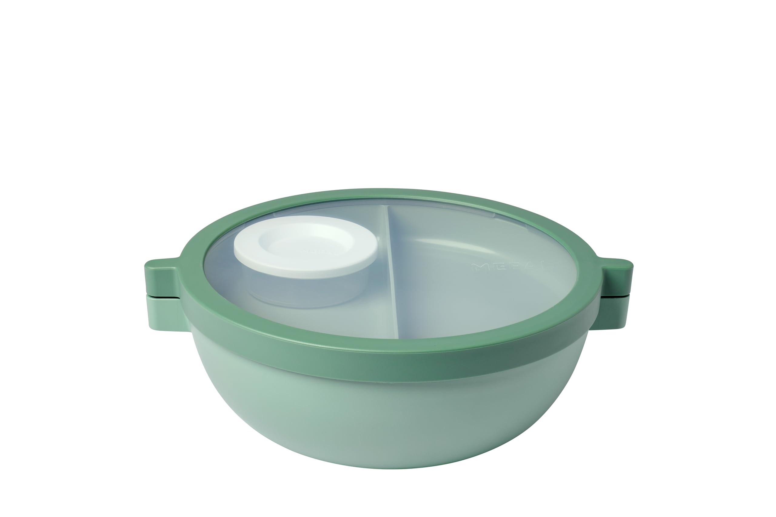 Mepal, Bento Lunch Bowl Vita, Multi-Compartment, Extra Bowl with lid, Dressing Container & Tray, Bento Box, Salad Lunch Box