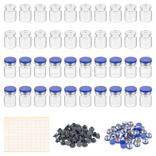 Flacons d'échantillons de 4 ml PATIKIL lot de 100 flacons vides de laboratoire