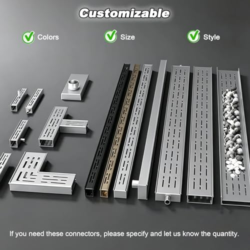 Grille de drainage pour allée robuste et terrains de sport 15x5,1 cm