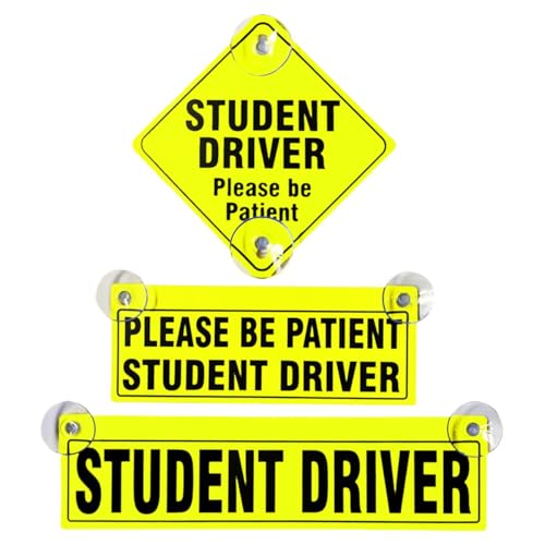 3PCS Student Driver Sticker for Car Window, Please Be...