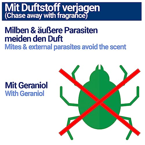 3X 1000ml Milbenspray für Geflügel wie Hühner & Vögel - Sofort & Langfristig gegen Parasiten, bei Akut & Vorbeugung (3X 1000ml)
