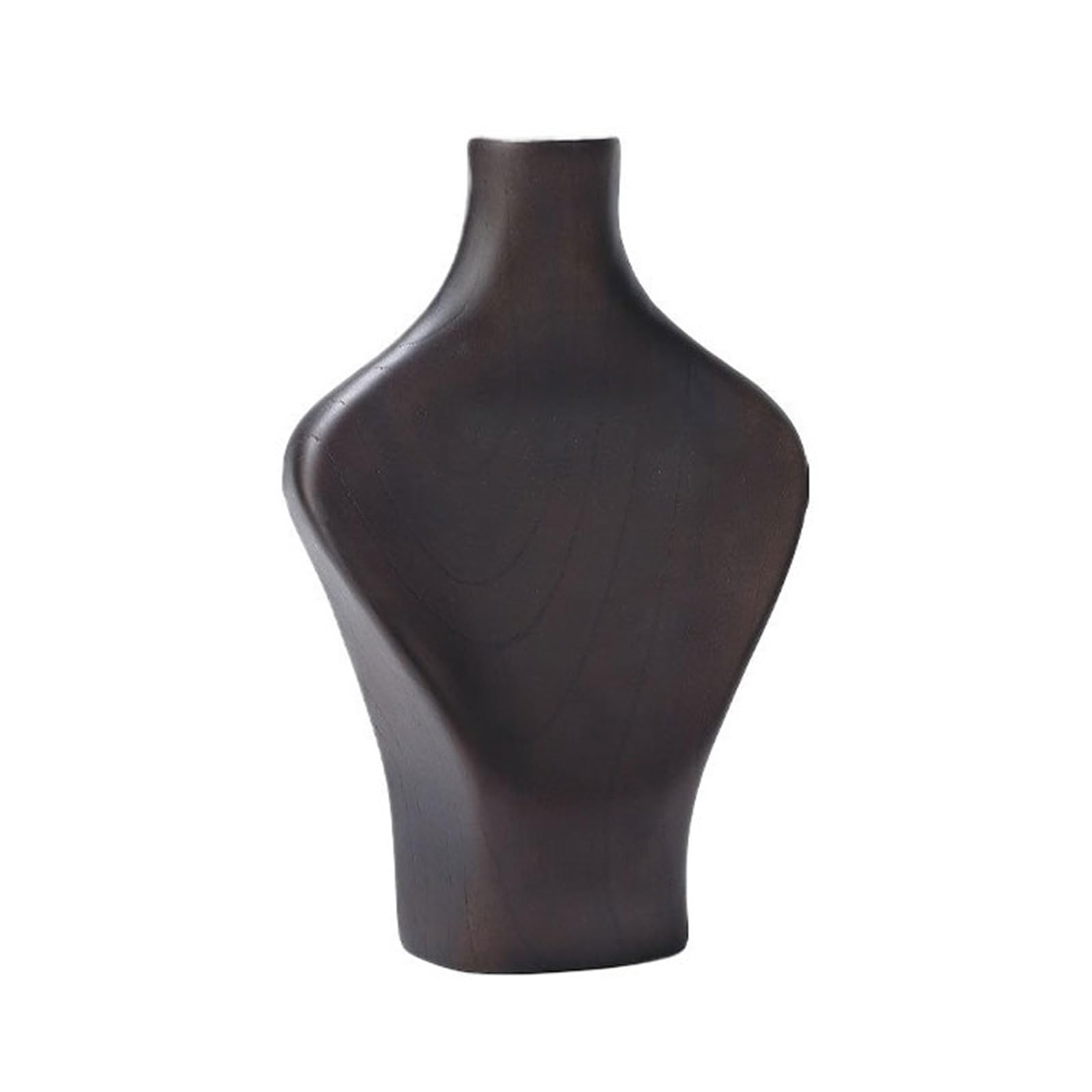 WANGHAI-666 Jewelry Rack Jewelry Mannequin Stand Wooden Necklace Bust Display for Necklaces