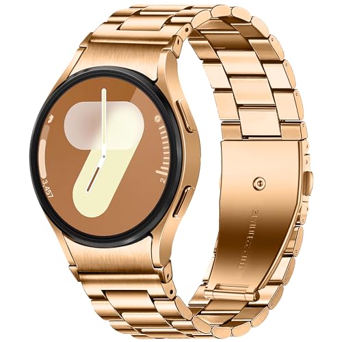 Ocaer Edelstahl Armband Kompatibel mit Samsung Galaxy Watch 7/FE/6/5/4 40mm 44mm, Galaxy Watch 6/4 Classic 43mm 47mm/42m...