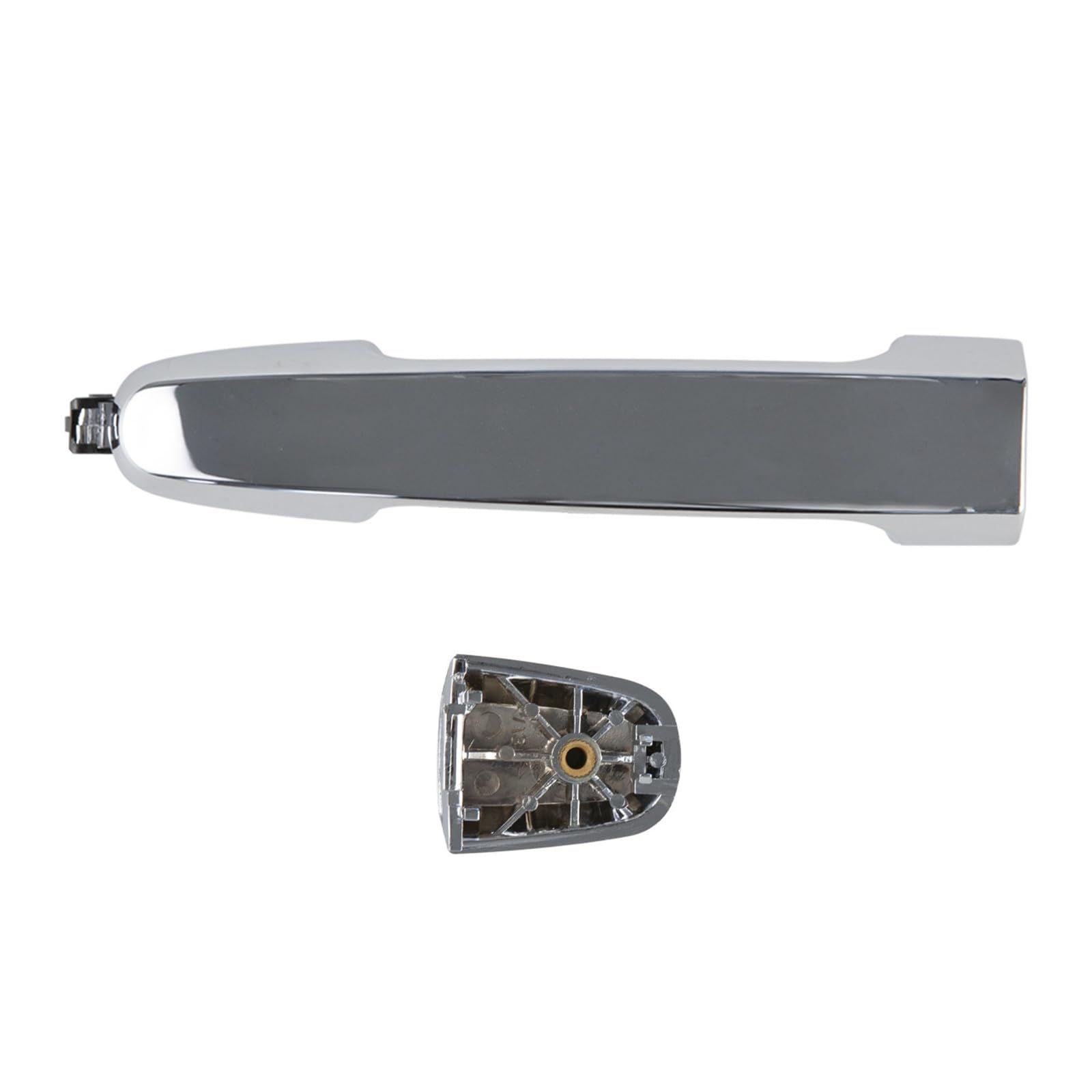 HFEWCVK Fit for T0y0ta Camry Innova Vios Fortuner Hilux Vigo Corolla Matrix Yaris 2005-2015 Exterior Outer Door Handle Chrome(Rear Left)