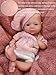 Abenduot 13 inch Realistic Full Body Silicone Baby Dolls Real Life Anatomically Correct Soft Silicone Baby Girl Dolls