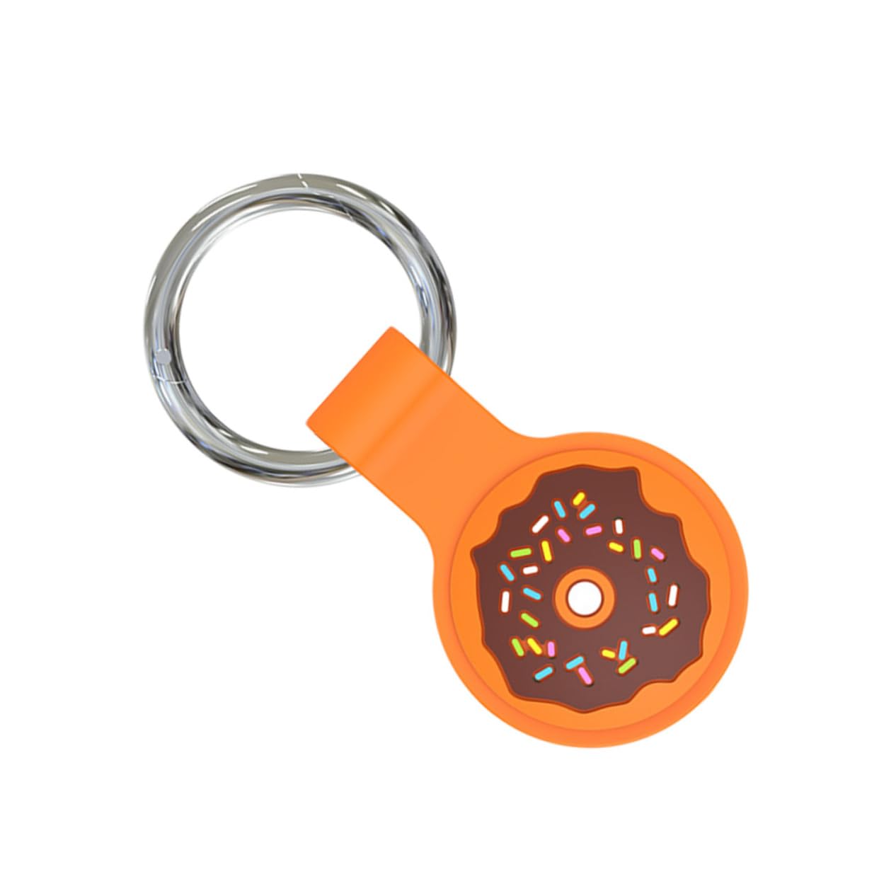 ARTIBETTER Delicate Silicone Keychain Cover Protective Case for Soft Silicone Accessory Easy to Install Tracer Holder for Pets Keys Luggage and More