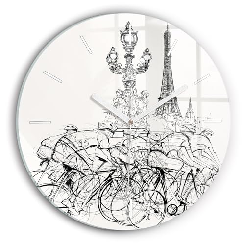 Horloge en verre de qualité supérieure Wallfluent moderne - 2