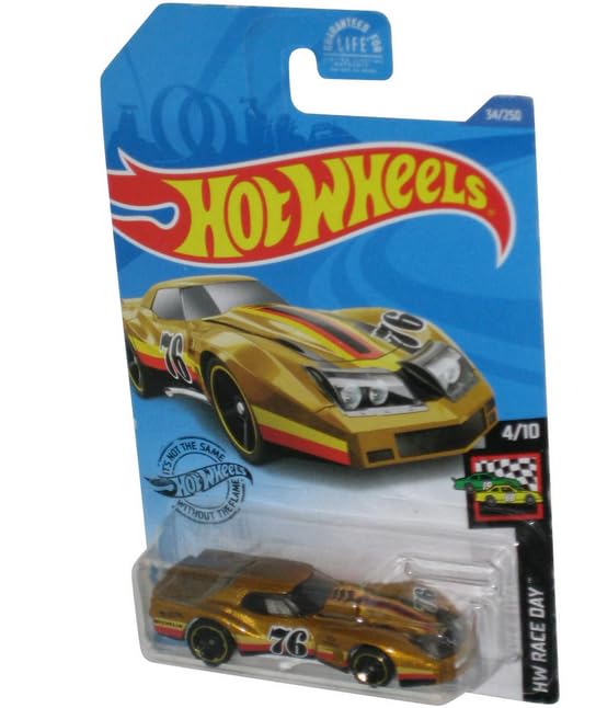 Amazon.com: Hot Wheels '76 Greenwood Corvette, HW Race Day 4/10