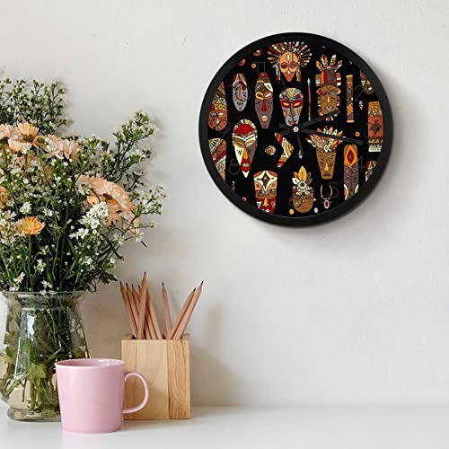 Pendule murale silencieuse 25.4cm horloge moderne salon cuisine école