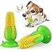 Carllg Dog Chew Toys, Puppy Toothbrush Clean Teeth Interactive Corn Suction Cup Toys, Dog Toys Aggressive Chewers Small Meduium Large Breed