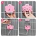 Vannon Small Animal Water Dispenser for Cage, 30oz Auto Feeding Crate Water Bottle for Rabbit, Chinchilla, Ferret, Guinea Pig, Squirrel, Hedgehog, Pet Nozzle Diameter: 10mm, BPA Free, Pink