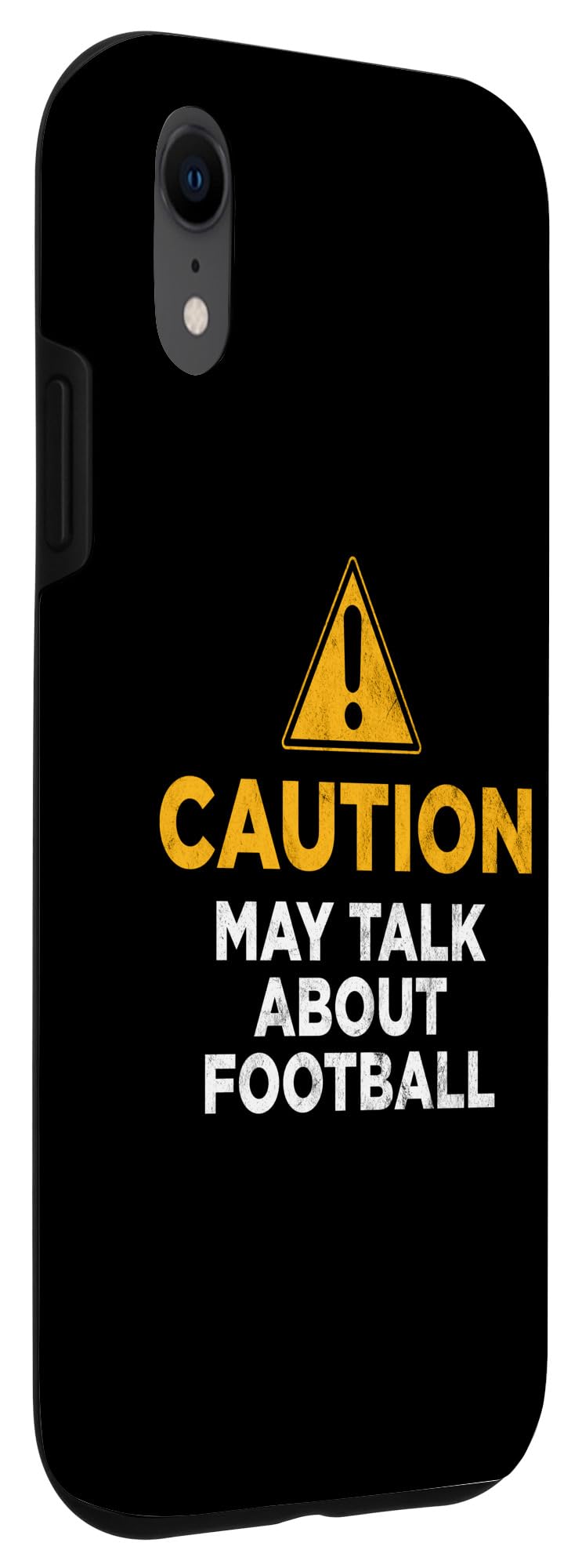 Caution May Talk About Football Case for iPhone XR - Image 3
