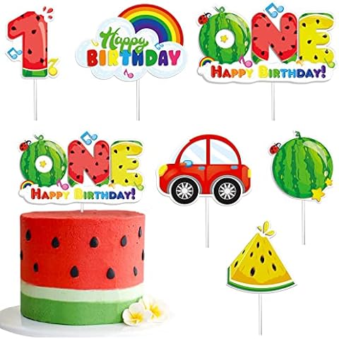 Watermelon Cake Topper Table Centerpieces Cover