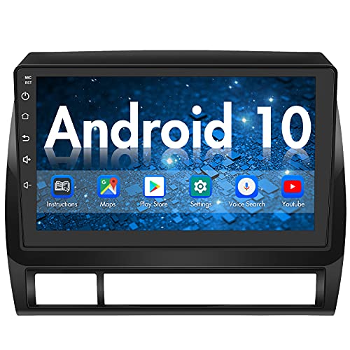 j Junsun for Toyota Tacoma 2005-2015 Car Radio Android 10 Stereo Multimedia Player Head Unit 2G RAM 32GROM with WiFi GPS Navigation Bluetooth Steering Wheel Control
