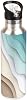 Sports Water Bottle, Abstract Sea Waves Vacuum Insulated Stainless Steel Water Bottle with Straw Lid 20 oz Double Wall BPA-Free Reusable Flask Water Bottle for Gym Hiking Travel