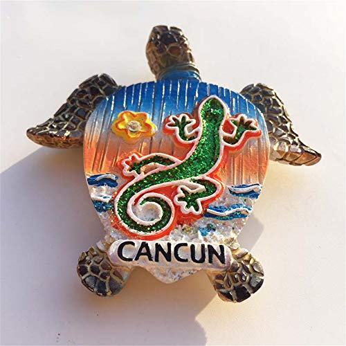 Imán Decorativo 3D Cancun México 7.3X7.9 CM miniatura 2