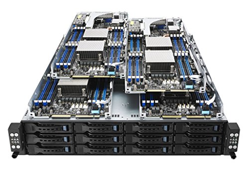 Image of ASUS 90SV01YH-M12LE0 Dual LGA2011-v3 Intel C612 PCH DDR4 2U Rackmount Server Barebone System