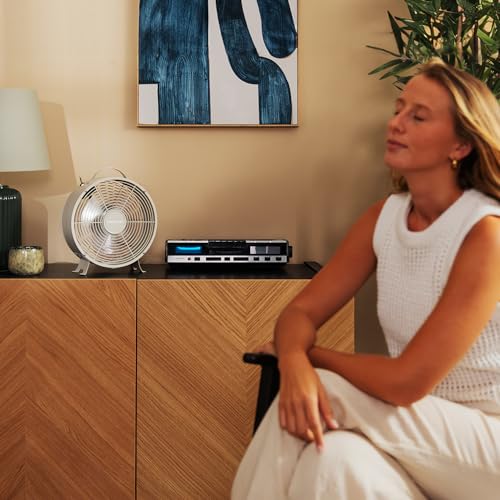 Cecotec Tischventilator EnergySilence 400 RetroDesk Beige, 25 W – Ansicht 4
