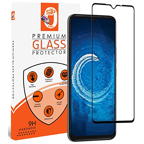 Image of STP FEEL Tempered Glass Screen Protector Compatible for IQOO Z6 Lite 5G (6.58 Inch) | Edge to Edge Coverage and Easy Installation Kit