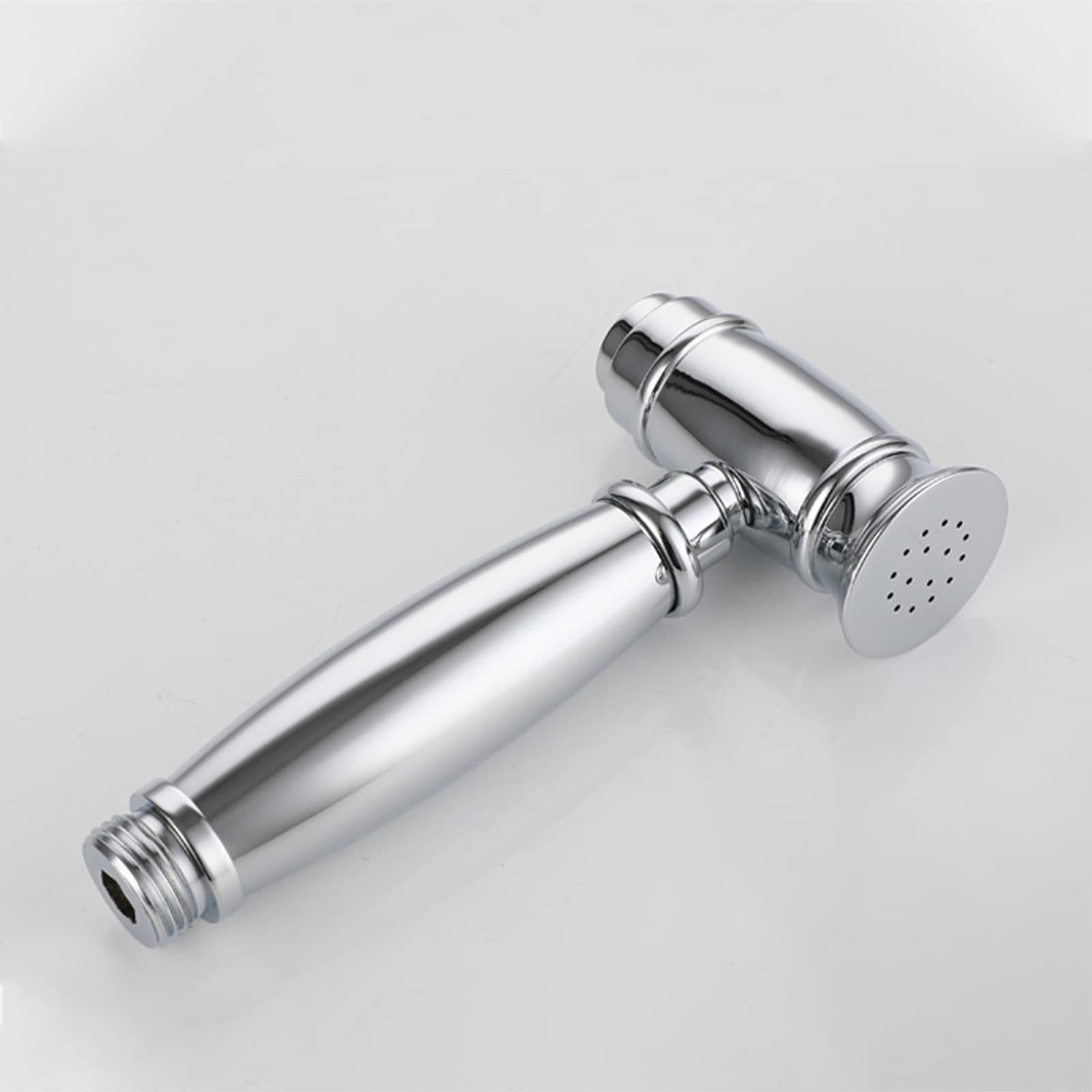 Rociador de Bidé de Mano Pulverizador de Bidé Latón Pulverizador Bidet con Base y Válvula de Ángulo, Montado en La Pared, para Higiene Personal, Enchapado,Spring Hose