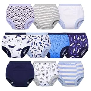 BIG ELEPHANT Potty Training Underwear, Soft Cotton Absorbent Training Pants for Baby Boys & Girls