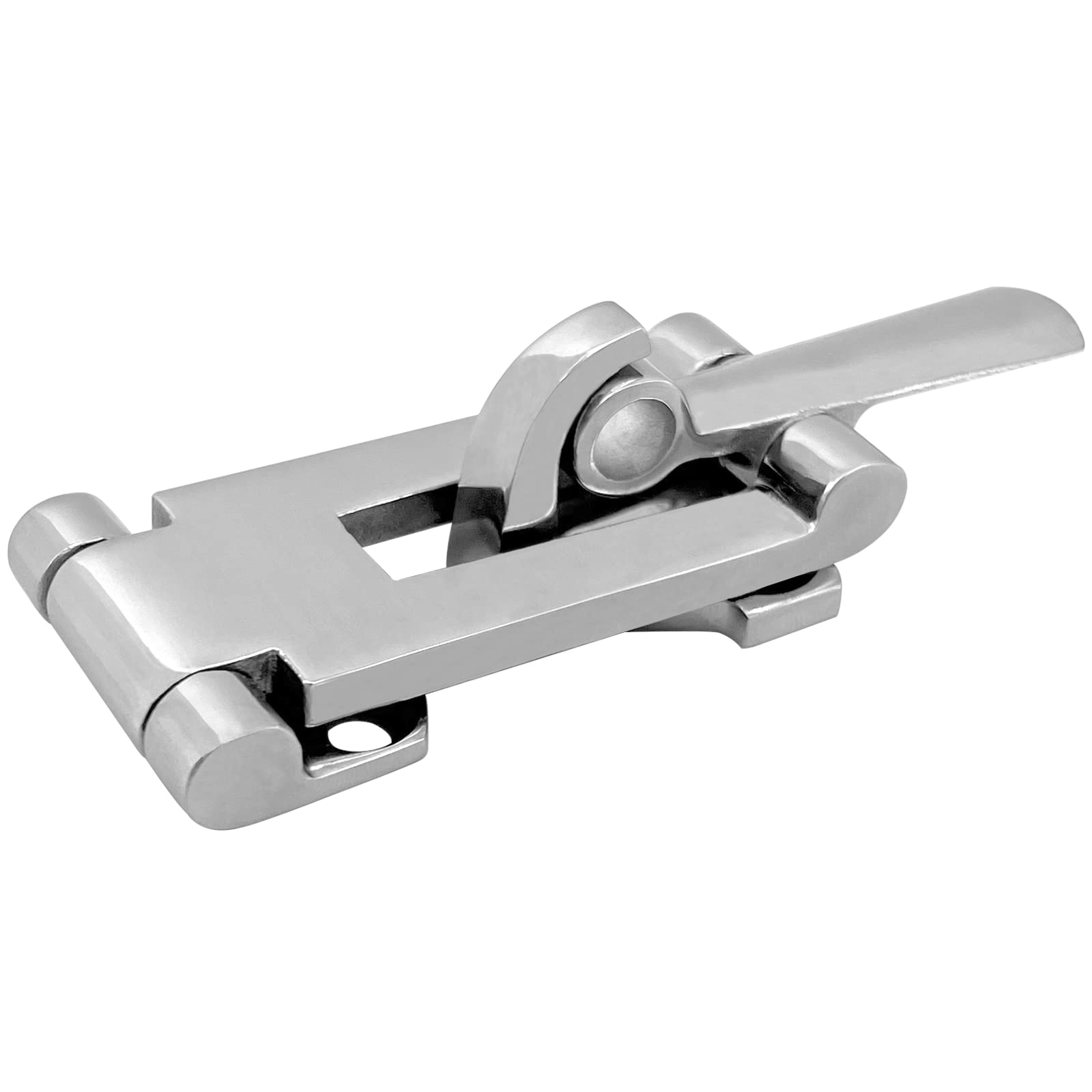 Akoleyer Stainless Steel Heavy Duty Door Hasp with Eye Mount