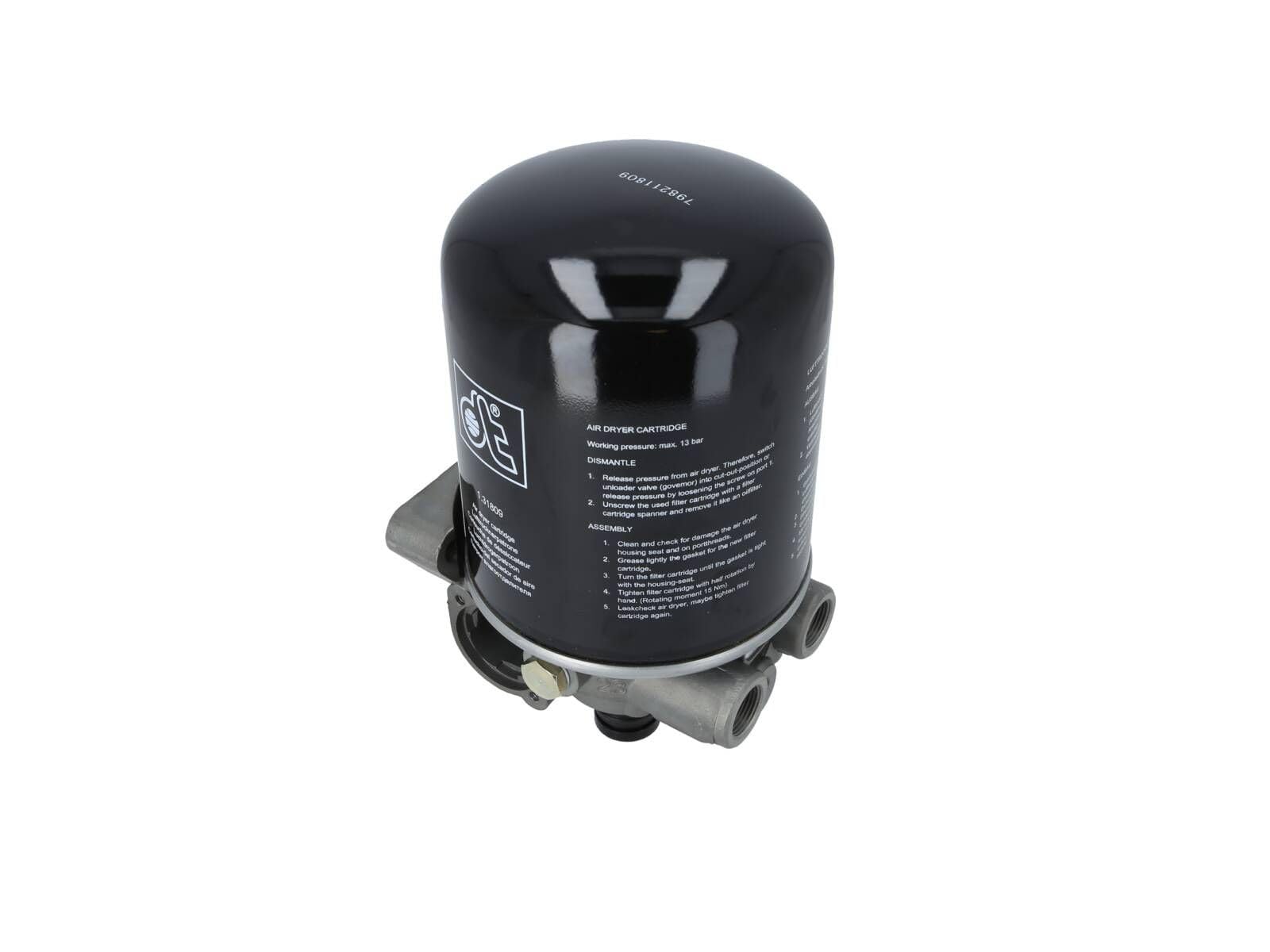 DT Spare Parts 3.71001 Secador de aire sistema de aire comprimido