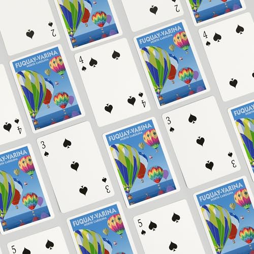 Baraja Póker 52 cartas Fuquay-Varina Hot Air Balloons miniatura 4