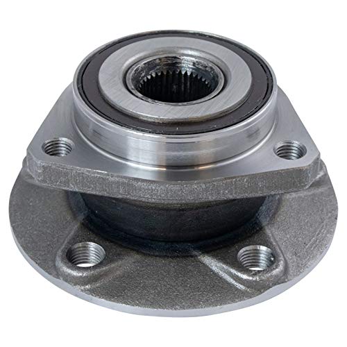 Image of TRQ Left and Right Wheel Bearing and Hub Assembly Set 2 Piece Compatible with 2015-2020 Audi A3 Quattro 2015-2017 A3 with 80mm Bearing Outside Diameter 2018-2019 A3 with 288mm Diameter Front Rotors