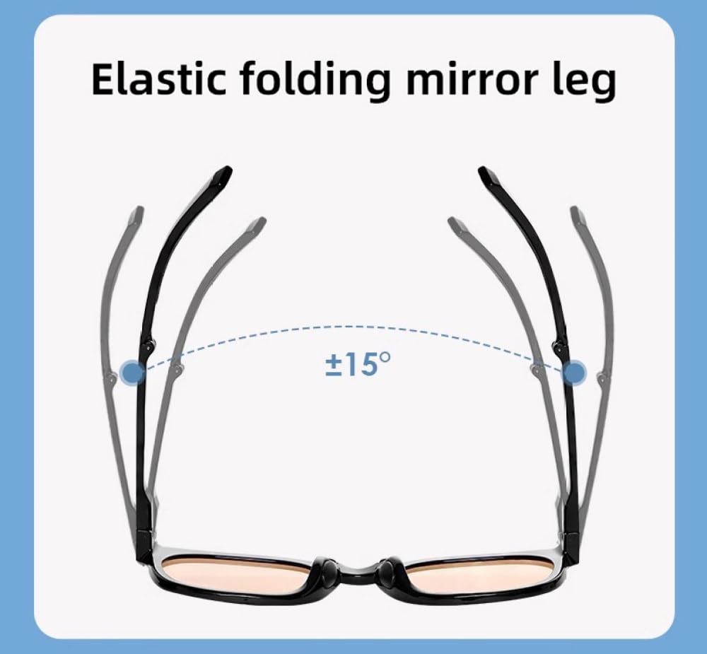 Gafas de sol plegables de metal Marco de acero inoxidable Lentes de nailon Gafas de playa al aire libre UV400 Unisex
