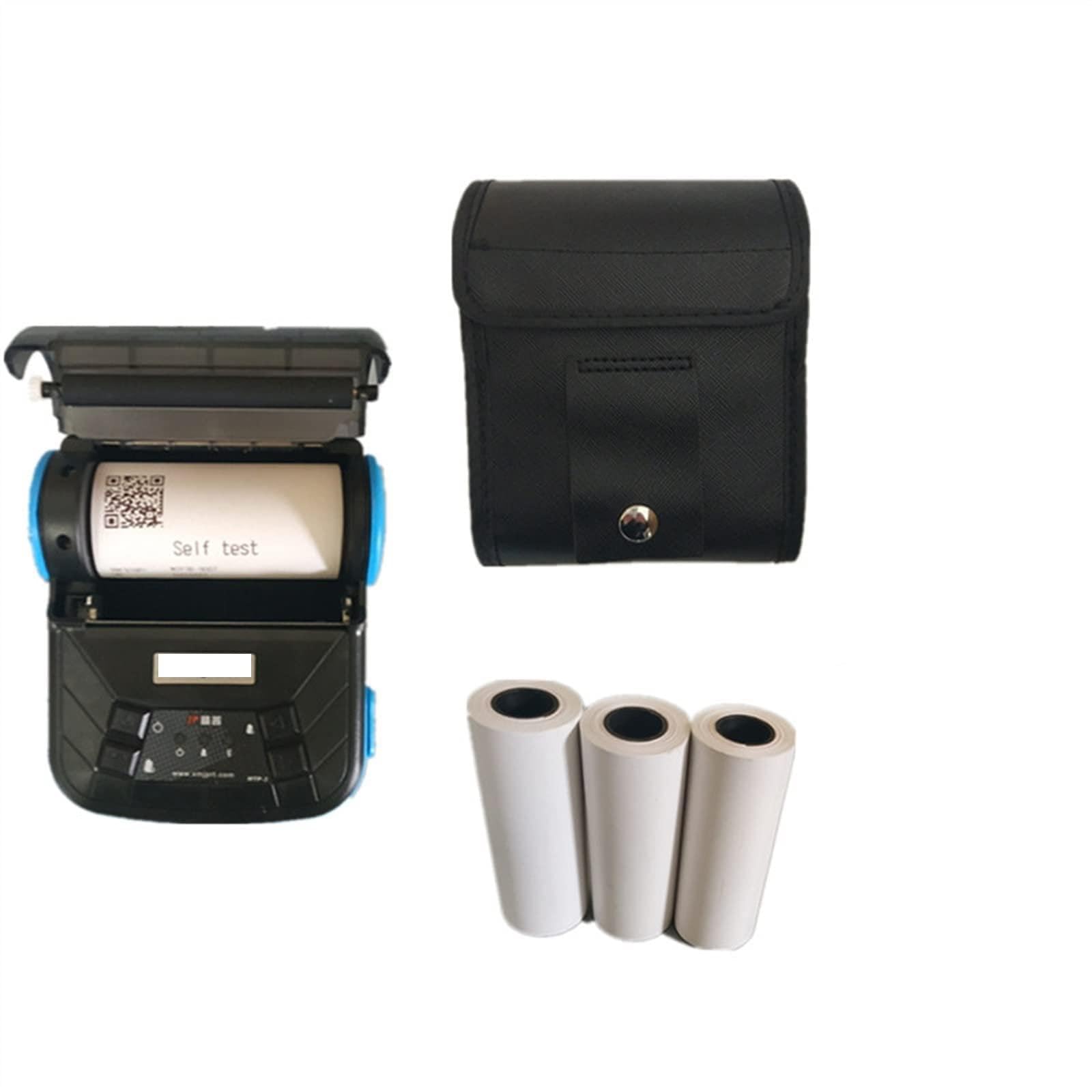 Ręczna inteligentna drukarka atramentowa, DC 5V USB 3 "80mm Mini bezprzewodowa termiczna drukarka pokwitowań przenośna drukarka Bluetooth obsługa komputera papier do drukarki Impresora dla branży etyk