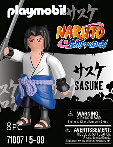 Playmobil 71097 Naruto: Sasuke Figure Set, Naruto Shippuden Anime Collectors Figure, Playset Suitable for Children and fans 5+ years - Image 3