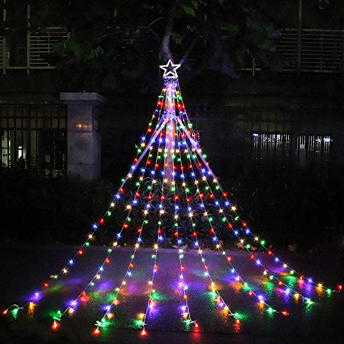 Christmas Decorations Outdoor Lights,11.5 ft 317 LED Star...
