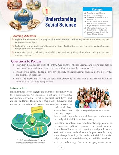 Image of Full Marks Discover Social Science Part-1 Textbook for Class 9 | Based on New NCERT Syllabus | Aligned with NEP 2020 & NCF-SE 2023 | For 2027 Examination