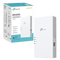 TP-Link WiFi 7 RE220BE Ripetitore WiFi Dual-Band BE3600Mbps, 1 Porta Gigabit, Potente per Casa, Compatibile con Tutti i Box Internet, 160 MHz, MLO, 4K-QAM, Multi-Rus