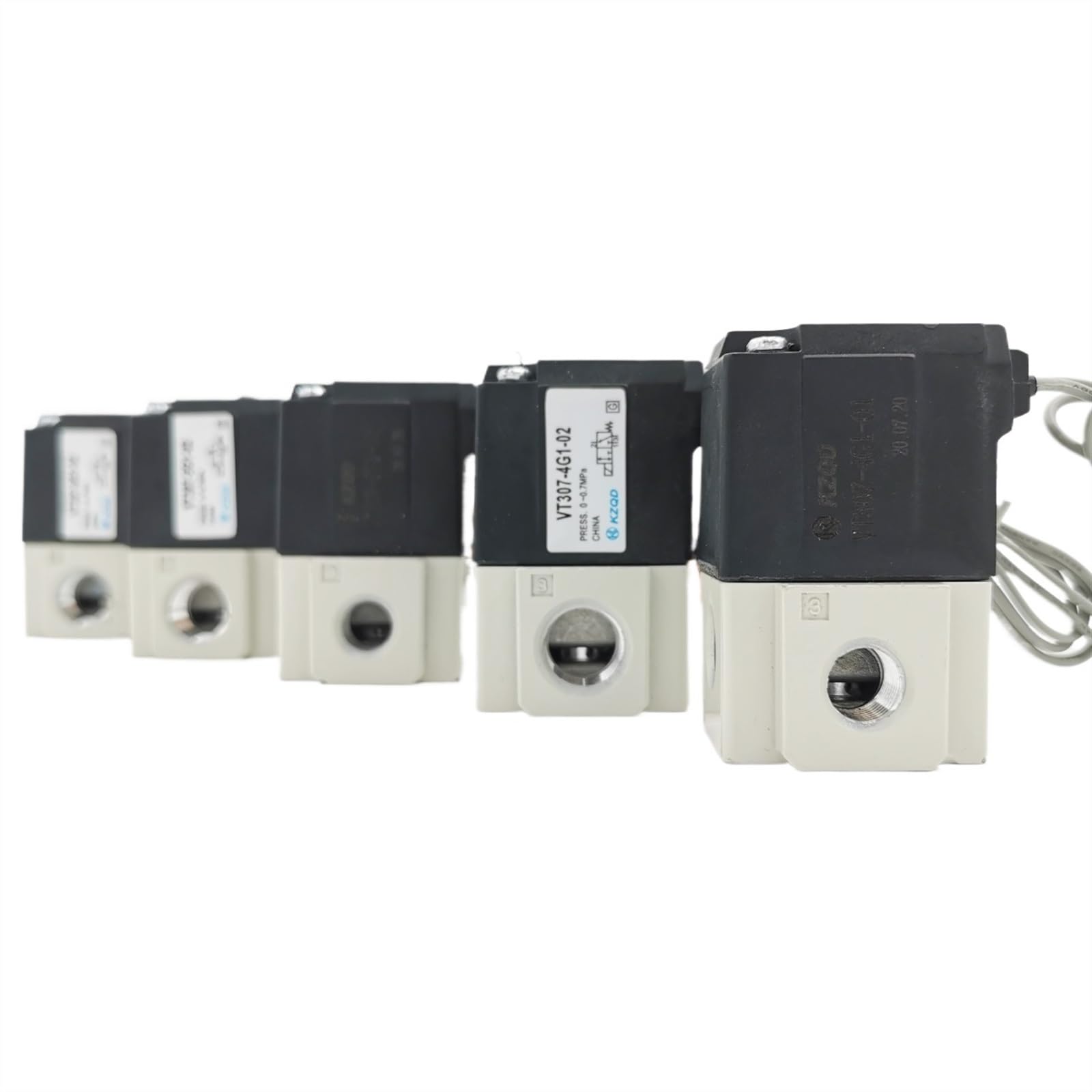 1 PCS 3/2 Weg 1/4 ''VT307 DC24V DC12V AC220V Air Pneumatische Normal Geschlossen Magnetventil(VT307-5G-02 DC24V)
