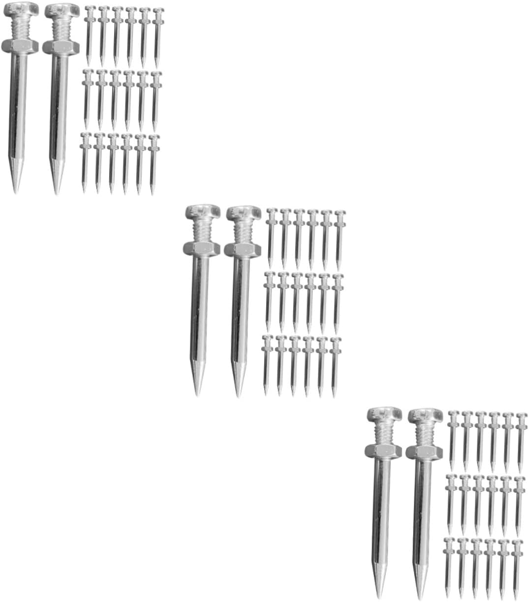 120pcs Lawn Aerator Shoes Spikes Metal Aerator Stakes for Grass Lightweight Garden Tool for Efficient Soil Loosening and Aeration Versatile Use Lawns Flower Beds and Vegetable